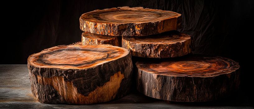 Wooden discs in several sizes by Poster Art Shop