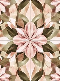 Fleurs géométriques sur Kunstkabinet