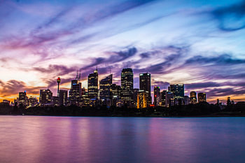 Skyline van de stad