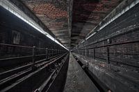 Urbex lopende band in een cokes fabriek.