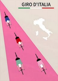 Giro d'Italia Minimalist Illustration by Resin Std
