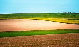 Farbenfrohe sanfte Hügel Opalküste von Jeroen Mikkers