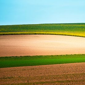 Collines colorées et vallonnées côte opaline sur Jeroen Mikkers