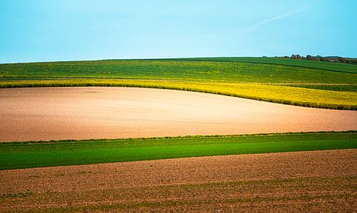 Colorful rolling hills opal coast by Jeroen Mikkers