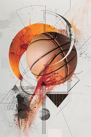 Basketbal van Poster Art Shop