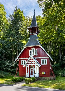 Rode Kapel op Rügen, Duitsland van Adelheid Smitt
