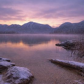 mystische Morgenstimmung am Kochelsee von Christina Bauer Photos