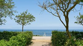 Strandpromenade an der Ostsee von Heiko Kueverling