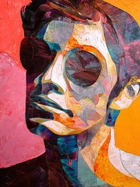 A Colourful Portrait in Abstract Style by Imagine