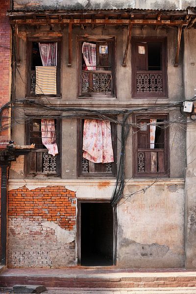 Maison traditionnelle de Katmandou par Frank Photos
