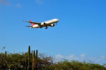 Aankomst Turkish Cargo in Curaçao van Karel Frielink