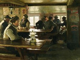 interior of a tavern - peter severin kroyer by Atelier Liesjes