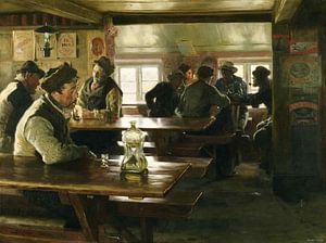 innenraum einer taverne - peter severin kroyer