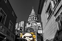 Panda aan de voet van Galata