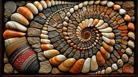 Caillou fractal sur Amanda Moore