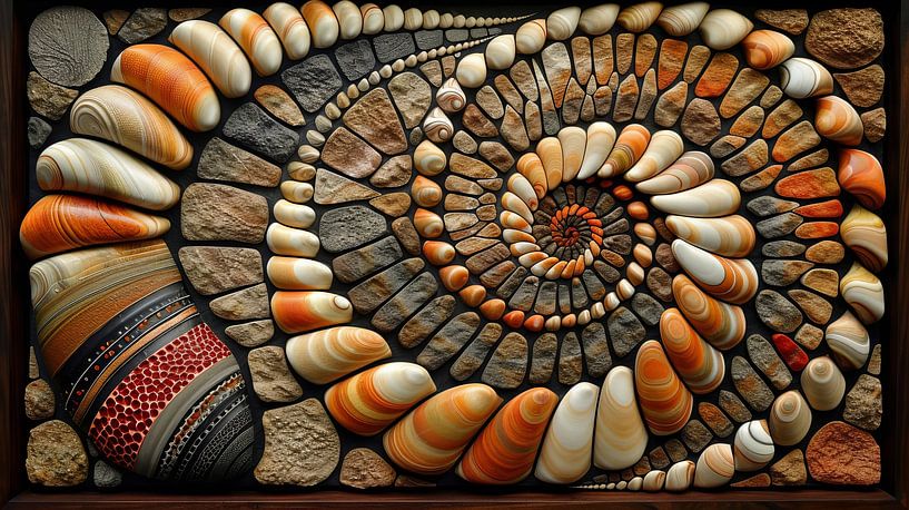 Pebble Fractal by Amanda Moore