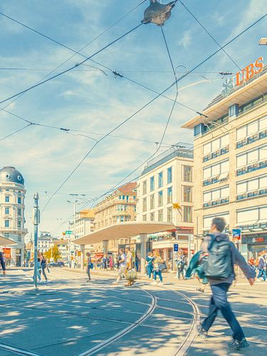 Theaterstraße Zürich von Michael Schulz-Dostal