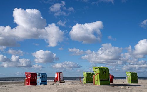 Borkum, Noordzeekust van Nedersaksen, Duitsland