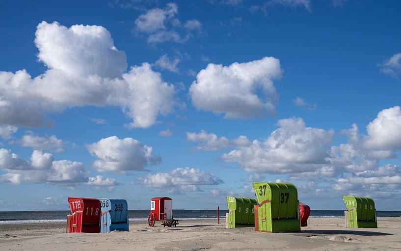 Borkum, Nordseeküste von Niedersachsen, Deutschland von Alexander Ludwig
