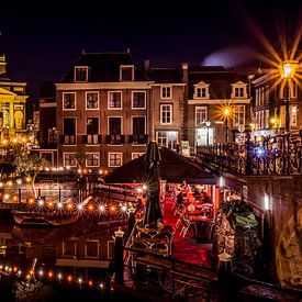 Leiden nacht by peter van der pol