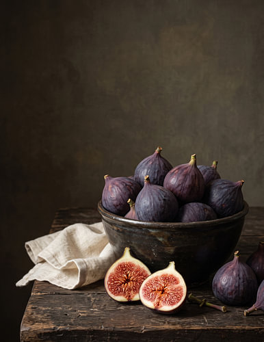 Wandbild im Vintage-Stil: „Moody Rustic Figs“