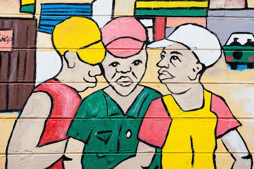 Straatkunst van Nico van Velden