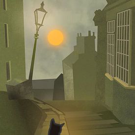 Vollmond | Citycats 6 von Hans Hogenboom