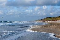 Stürmisches Wetter am Strand auf Sylt von Martin Flechsig Miniaturansicht