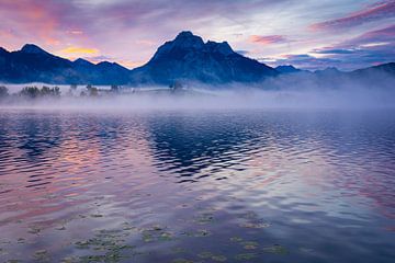 Herbstmorgen in den Alpen des Allgäu von Martin Wasilewski