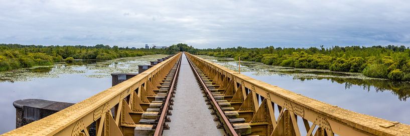 The Moerputten bridge in panorama by Patrick Fotografeert