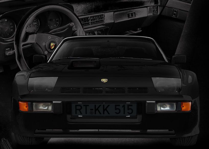 Porsche 924 Carerra GTS (Typ 937) in black von aRi F. Huber