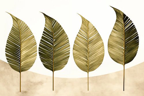 Boho Salie Groen Abstract