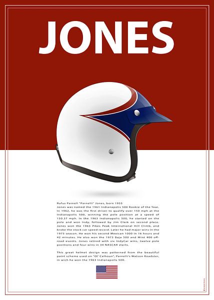 Parnelli Jones Helm van Theodor Decker