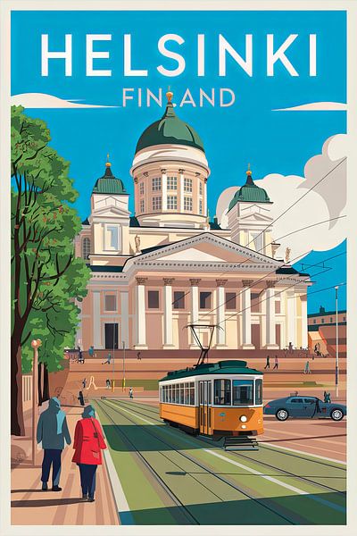 Helsinki, Finland. van Poster Art Shop