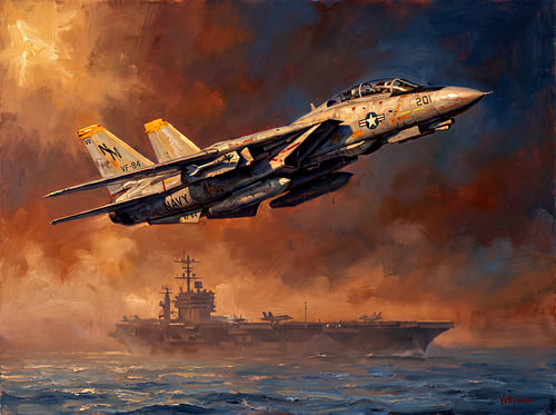 F14 Tomcat: Donder boven de gouden horizon