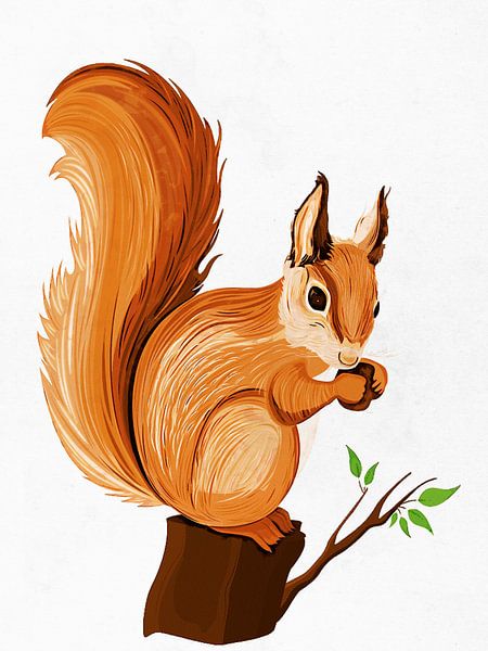 Waldland Eichhörnchen von Rizal Azhari