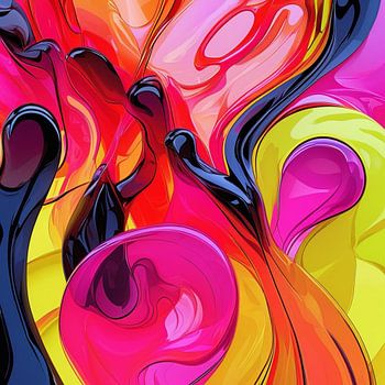 flowing fluorescent
