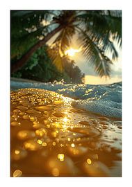 Surfing Surfboard by Poster Art Shop