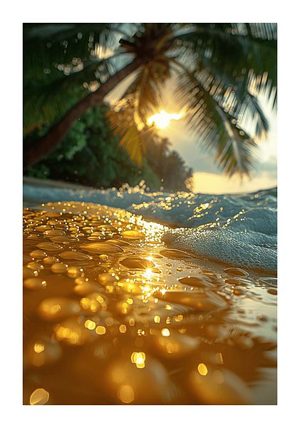 Surfen Surfplank van Poster Art Shop