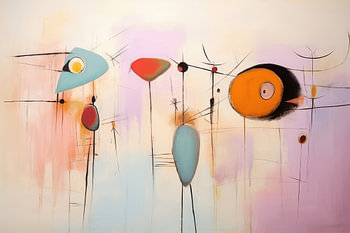 James and Mary | Abstracte Neo-expressionistische Schilderkunst