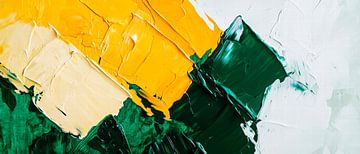 Colourful oil painting in abstract form by Poster Art Shop