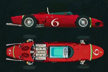 Ferrari 156 Haaienneus 1961 van Jan Keteleer