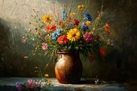 Boeket vaas van Poster Art Shop thumbnail