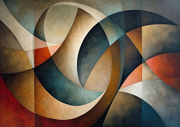 Abstract Geometrisch | Geometric Whisper van Kunst Kriebels