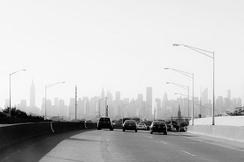 New York Skyline Manhatten van Jan Theo Mellema