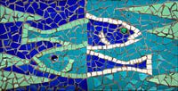 Mosaïque de poissons - Art by Carla Caribbean