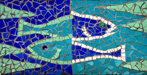 Mosaïque de poissons - Art by Carla Caribbean