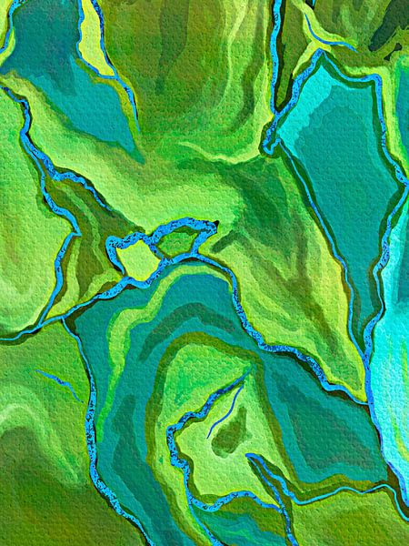 Summer in Holland Abstract Art by Mad Dog Art