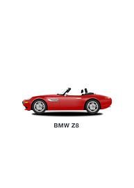 BMW Z8 Red by Bas de Glopper