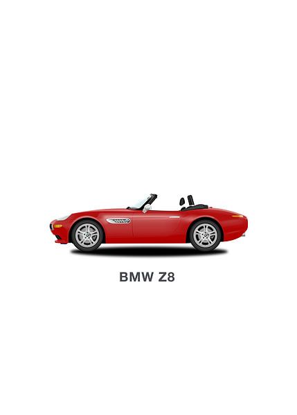 BMW Z8 Rot von Bas de Glopper
